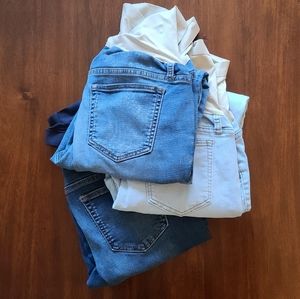 A:glow maternity skinny jeans size 8